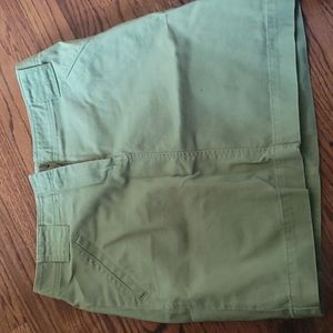 JCrew, Green, Preppy, Skirt
